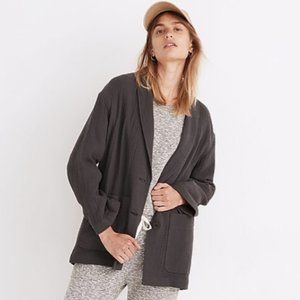Madewell Lightspun Gauze Blazer Black Size M